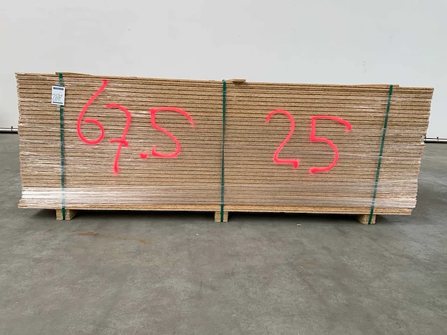 Osb plaat 2500x675x25mm tg4 (33x) - afbeelding 2 van  8