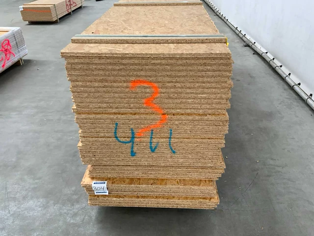 Osb plaat 2500x675x25mm tg4 (34x) - afbeelding 4 van  8