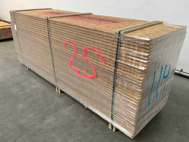Osb plaat 2500x675x25mm tg4 (36x) - afbeelding 3 van  7