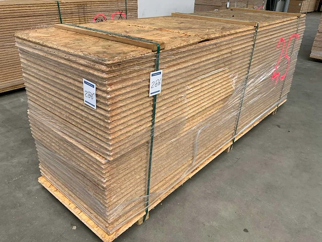 Osb plaat 2500x675x25mm tg4 (36x) - afbeelding 1 van  8