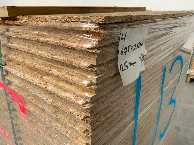 Osb plaat 2500x675x25mm tg4 (36x) - afbeelding 7 van  8