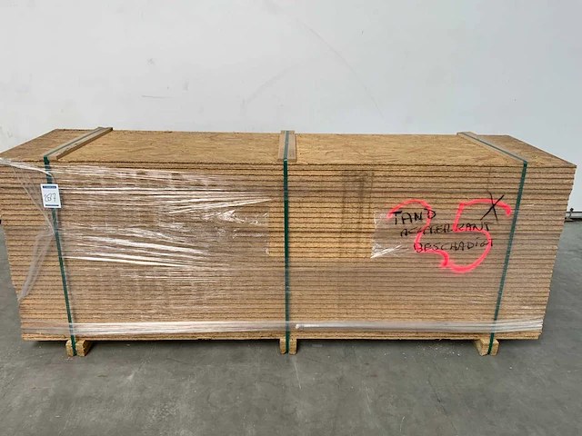 Osb plaat 2500x675x25mm tg4 (36x) - afbeelding 1 van  7