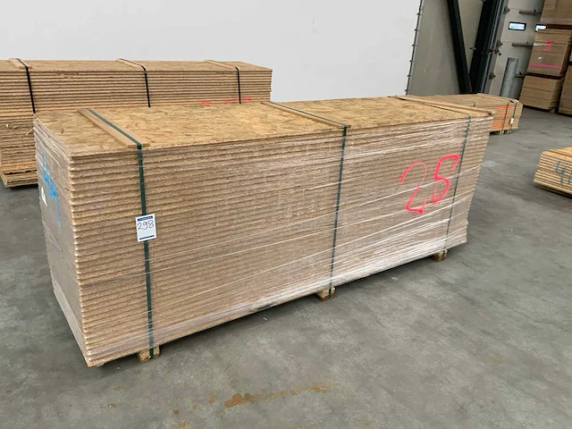 Osb plaat 2500x675x25mm tg4 (36x) - afbeelding 1 van  8