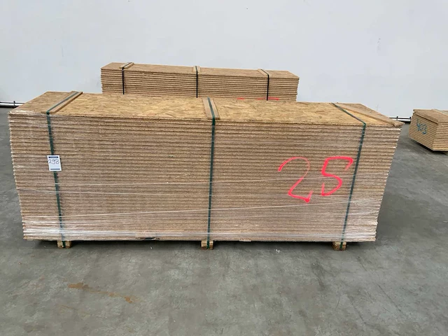 Osb plaat 2500x675x25mm tg4 (36x) - afbeelding 2 van  8