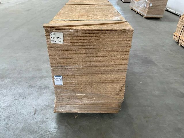 Osb plaat 2500x675x25mm tg4 (36x) - afbeelding 4 van  8