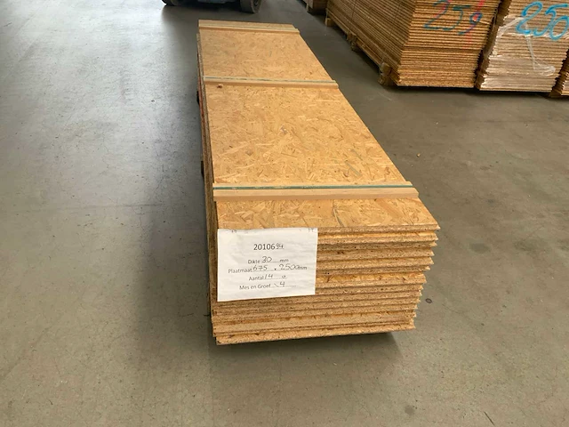 Osb plaat 2500x675x30 mm (14x) - afbeelding 4 van  9