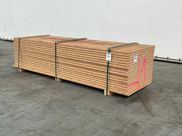 Osb plaat 2500x675x32 mm (18x) - afbeelding 1 van  5