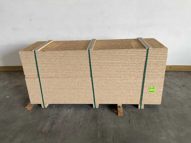 Osb plaat mes -en groef 205x67,5x2,5 cm (18x) - afbeelding 1 van  6