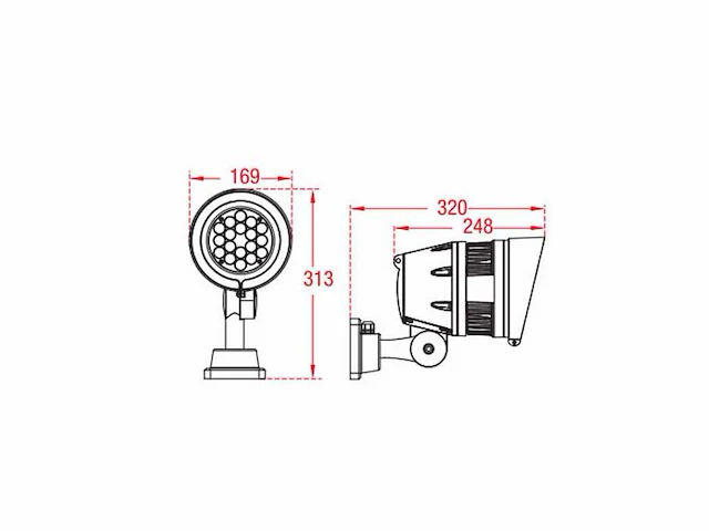 Osram - lugano spot-18 ww - buitenverlichting (2x) - afbeelding 2 van  5