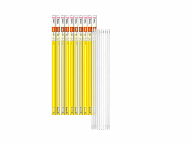 Osram set van 8 g13 led buizen voor 24 w elektronische en elektromagnetische voorschakelapparaten warm wit 3000 k - afbeelding 2 van  4