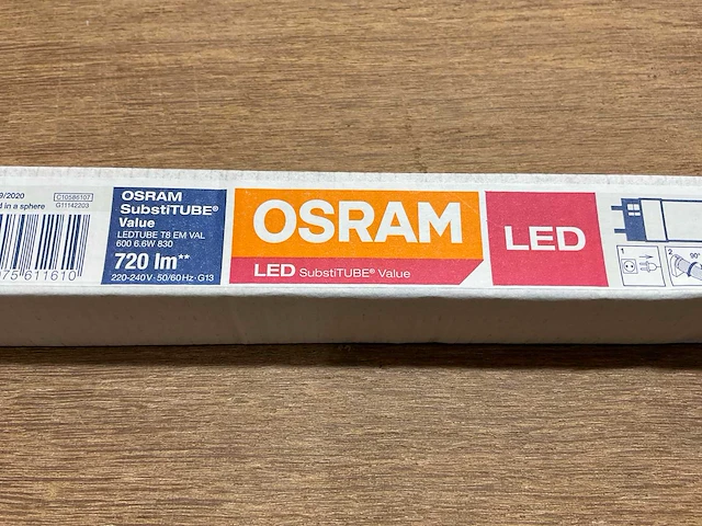 Osram t8 em val 600 led buis 6.6w (55x) - afbeelding 3 van  7