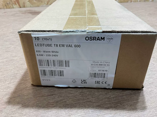 Osram t8 em val 600 led buis 6.6w (55x) - afbeelding 5 van  7