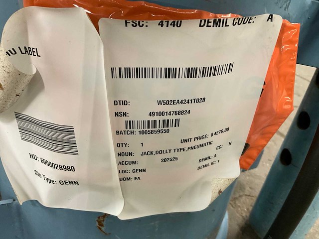 Otc 1591a garagekrik pneumatisch - afbeelding 7 van  7