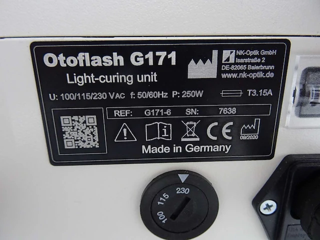 Otoflash - g171 - lichtpolymerisatieapparaat - afbeelding 4 van  4