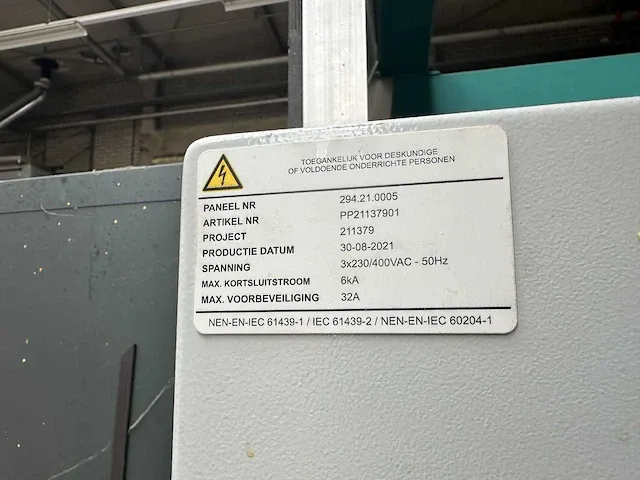 Ott / hansaflex - complete koelcel / vriescel panelen productielijn 2 - 2021 - afbeelding 21 van  24