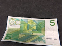 Oud 5 gulden briefje - afbeelding 2 van  3
