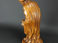 Oud aardewerk religieus beeld - afbeelding 3 van  5