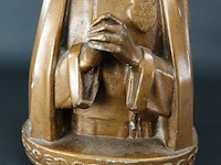 Oud aardewerk religieuze buste - afbeelding 4 van  5