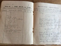 Oud boekje spijskaarten - afbeelding 3 van  3
