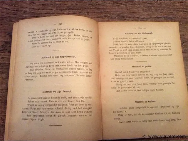 Oud kookboek ong.1920 - afbeelding 4 van  5