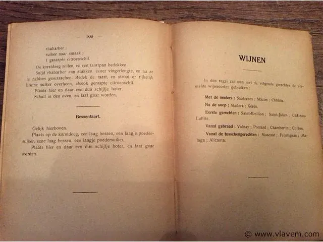 Oud kookboek ong.1920 - afbeelding 5 van  5