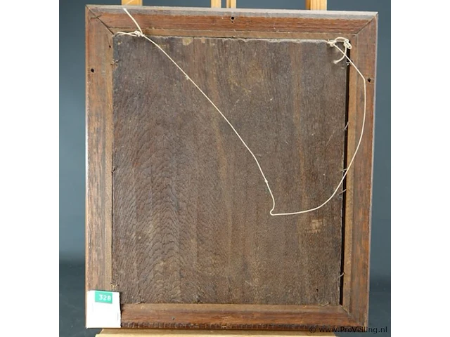 Oud olieverfschilderij "de bewening van christus" - afbeelding 4 van  5