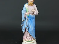 Oud porseleinen beeld heilige josef - afbeelding 1 van  5