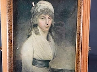 Oud portret in oude lijst - afbeelding 2 van  5