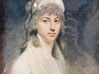 Oud portret in oude lijst - afbeelding 3 van  5