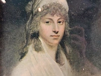 Oud portret in oude lijst - afbeelding 4 van  5