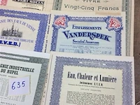 Oude aandelen 9stulks - afbeelding 3 van  4