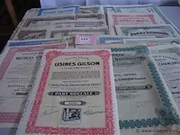Oude aandelen,20 stuks - afbeelding 1 van  1