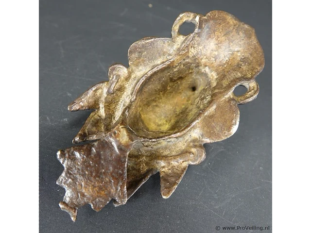 Oude bronzen ganesha sculptuur - afbeelding 5 van  5