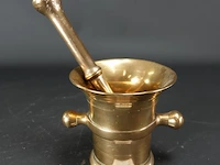 Oude bronzen vijzel - afbeelding 1 van  5