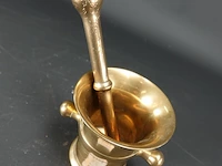 Oude bronzen vijzel - afbeelding 2 van  5