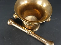 Oude bronzen vijzel - afbeelding 3 van  5