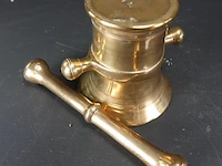 Oude bronzen vijzel - afbeelding 5 van  5