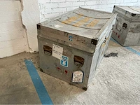 Oude circuskoffer/circuskist (2x) - afbeelding 4 van  11