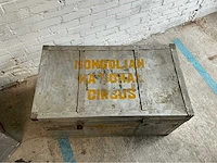 Oude circuskoffer/circuskist (2x) - afbeelding 8 van  11