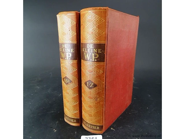 Oude de kleine w.p. encyclopaedie - afbeelding 1 van  5