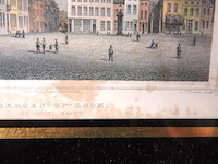 Oude druk de groote markt te bergen-op-zoom - afbeelding 4 van  5