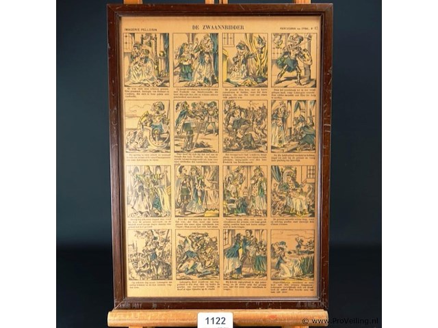 Oude druk de zwaanridder - afbeelding 1 van  5