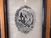 Oude druk lente 1940 - afbeelding 3 van  5