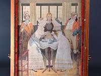 Oude engelse prent in lijst - afbeelding 2 van  5