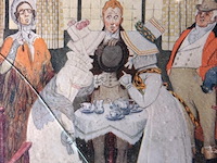 Oude engelse prent in lijst - afbeelding 3 van  5