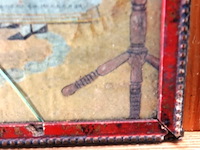 Oude engelse prent in lijst - afbeelding 4 van  5