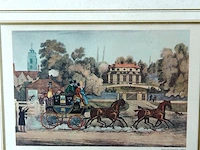 Oude engelse prent - afbeelding 3 van  5