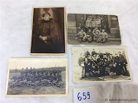 Oude foto's militairen - afbeelding 1 van  3