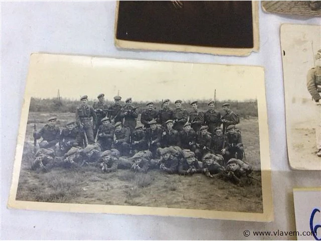 Oude foto's militairen - afbeelding 3 van  3