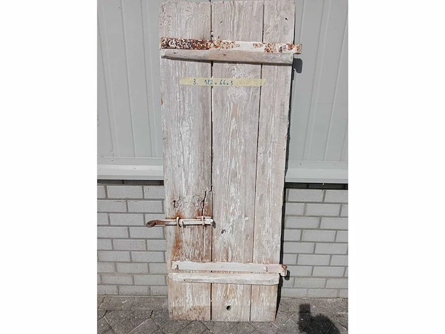 Oude houten deur - afbeelding 1 van  1